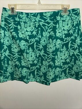 Ripskirt Hawaii Teal and Mint Floral Mini Skirt